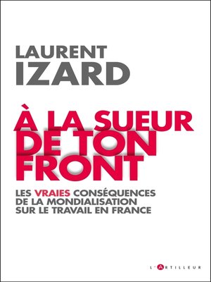 cover image of A la sueur de ton front